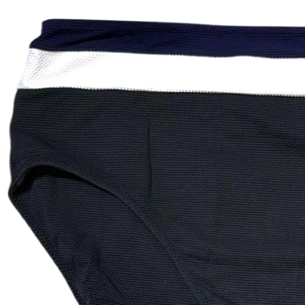 Tommy Bahama Island Cays Colorblock Reversible Hi Waist Bikini Bottom